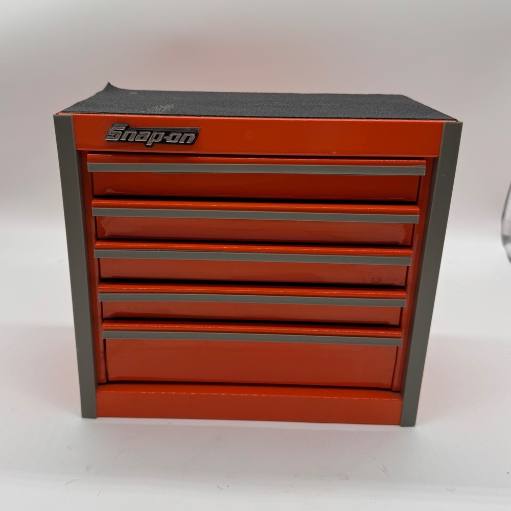 Snap-On KMC923APTP Orange Mini Micro Tool Box Bottom Chest Jewelry Organizer